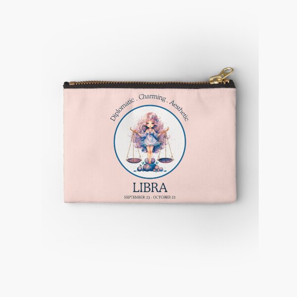 Item preview, Cute Libra zodiac- Horescope/SunSign Theme  on pink back ground designed and sold by CosmicNook1.