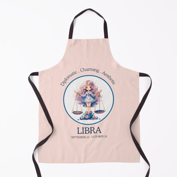Item preview, Cute Libra zodiac- Horescope/SunSign Theme on pink back ground designed and sold by CosmicNook1.