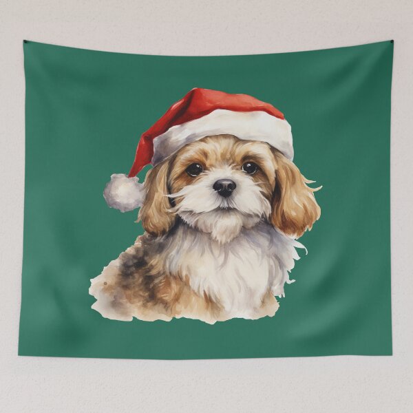 Item preview, Santa Dog designed and sold by ArtOfDreams9.