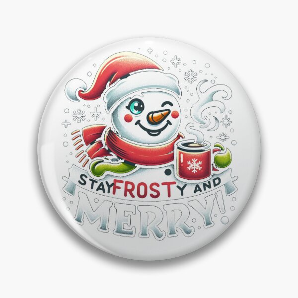 Item preview, Cheerful Snowman in Red Scarf - Festive Christmas designed and sold by PixelProphets.