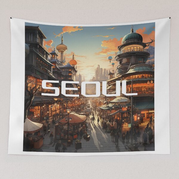 Item preview, Futuristic Seoul  designed and sold by Shutter-Dragon.