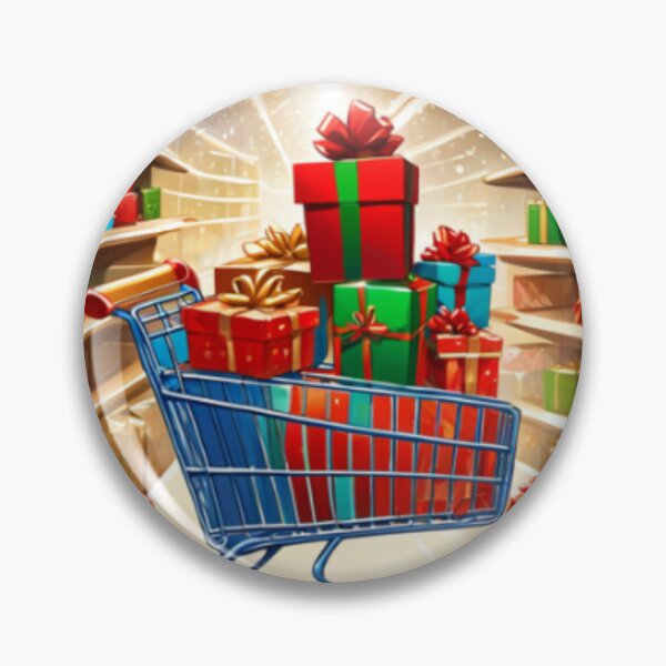 Artikelvorschau, Joyful Festive Cart: Veranschaulichung von Feiertagsstimmung und Angeboten. entworfen und verkauft von CraftsIcon.