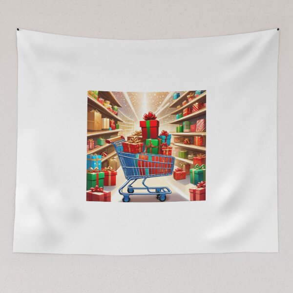 Item preview, Joyful Festive Cart: Illustrating Holiday Cheer and Deals. designed and sold by CraftsIcon.