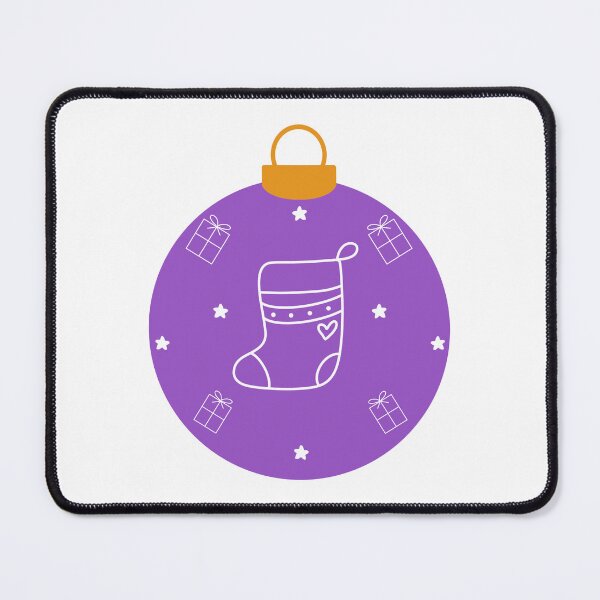 Item preview, Purple Christmas ball with sock and gift box and stars designed and sold by Anngozza2.