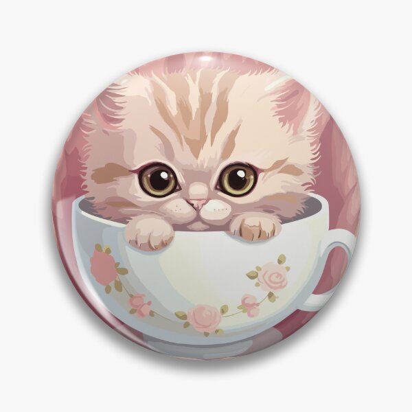 Item preview,  Kitten in a Teacup designed and sold by Flo974.