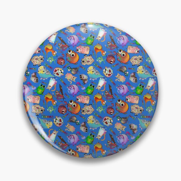 Item preview, Patrón extendido de Blue Goober Gang designed and sold by GooberAdventure.