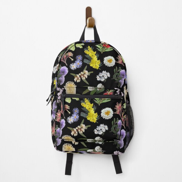Item preview, Australian Native Flower Collage - Black Background designed and sold by Racheltmason.