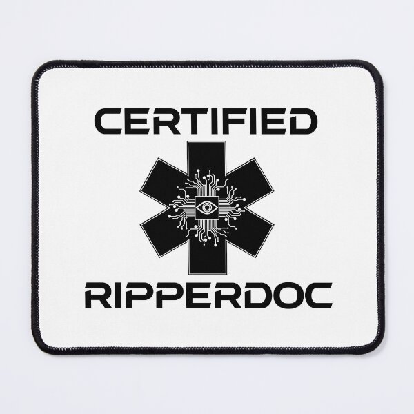 Item preview, certified Ripperdoc - Black on White Version designed and sold by MaesterAemon.
