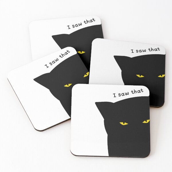 Item preview, Black cat I saw that  designed and sold by YQvibe Studio.