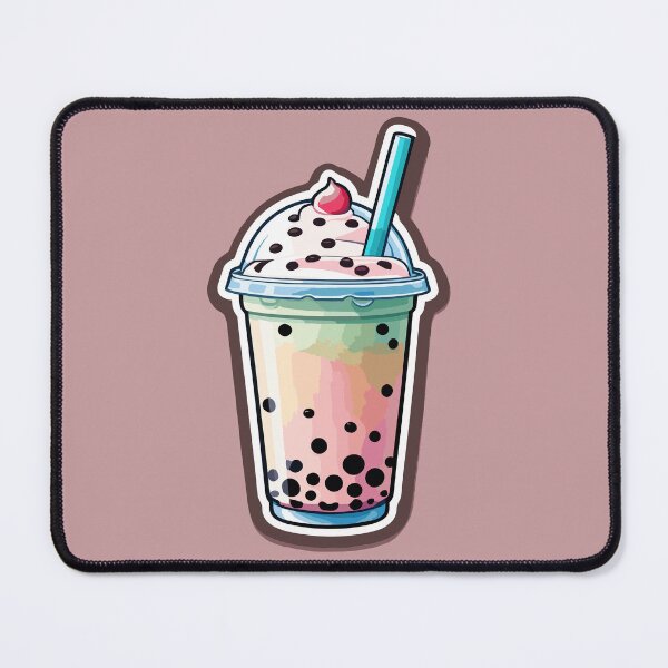 Item preview, Bubble Bliss: Cute Boba Tea Cartoon - Sip into Adorable Delight designed and sold by InkInspiratons.