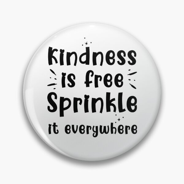 Item preview, Kindness is Free, Sprinkle It Everywhere - Inspiring Text Designs  designed and sold by HippoInkStudio.