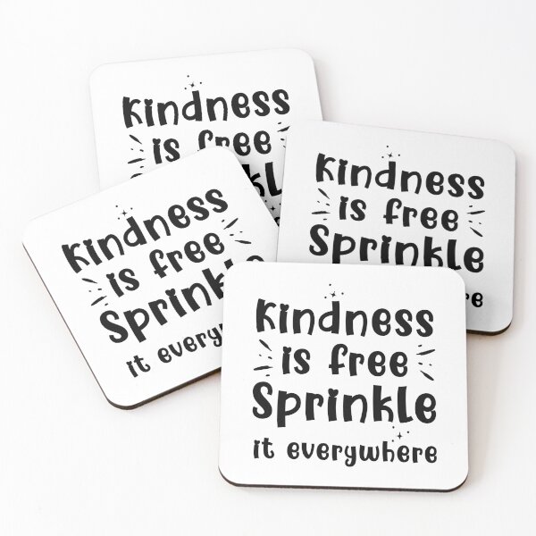 Item preview, Kindness is Free, Sprinkle It Everywhere - Inspiring Text Designs  designed and sold by HippoInkStudio.