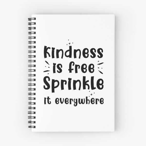 Item preview, Kindness is Free, Sprinkle It Everywhere - Inspiring Text Designs  designed and sold by HippoInkStudio.