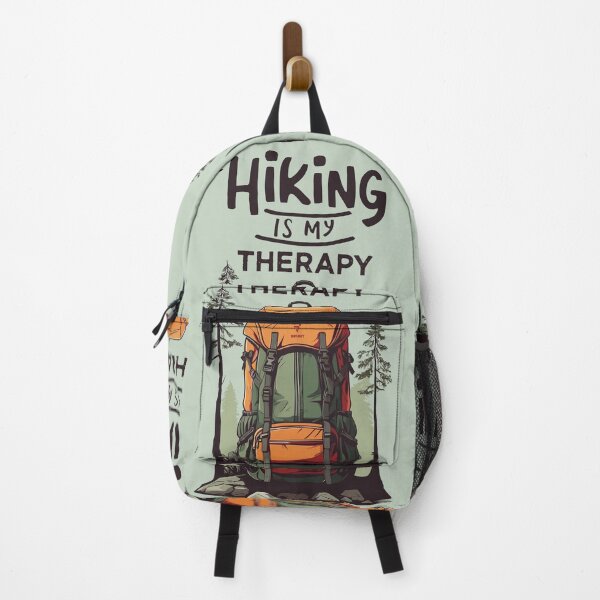 Item preview, HIKING IS MY THERAPY Tee. The perfect companion for your outdoor adventures designed and sold by BRUNTadventures.