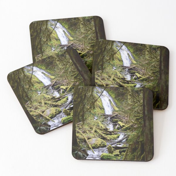 Item preview, Woodsy Waterfall in the Hoh Rainforest designed and sold by elisewied.