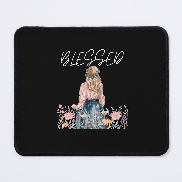 Item preview, blessed -christian sticker designed and sold by Faithandpattern.