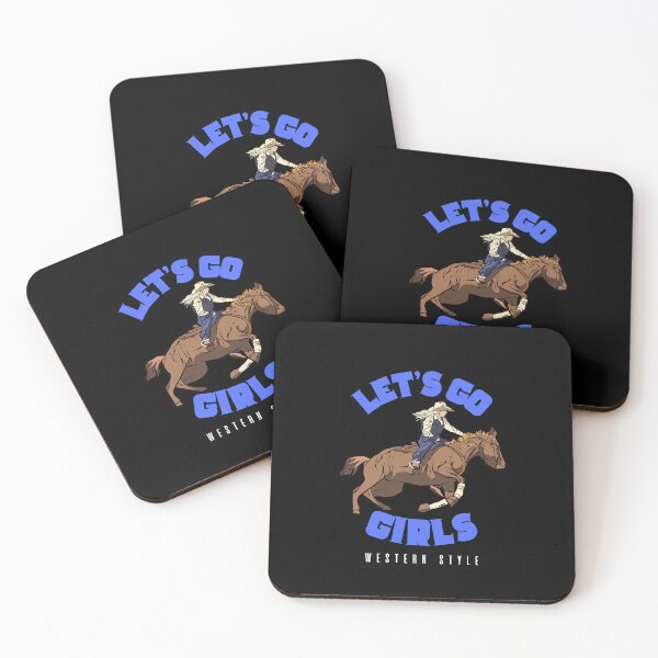 Item preview, Let's go girl western style rodeo riding horse cowgirl    designed and sold by StairheadStore.