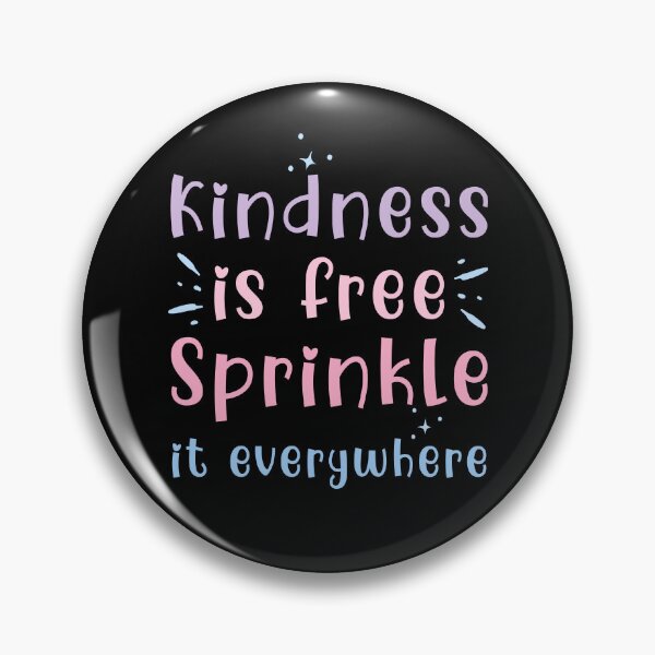 Item preview, Kindness is Free, Sprinkle It Everywhere - Inspiring Text Designs  designed and sold by HippoInkStudio.