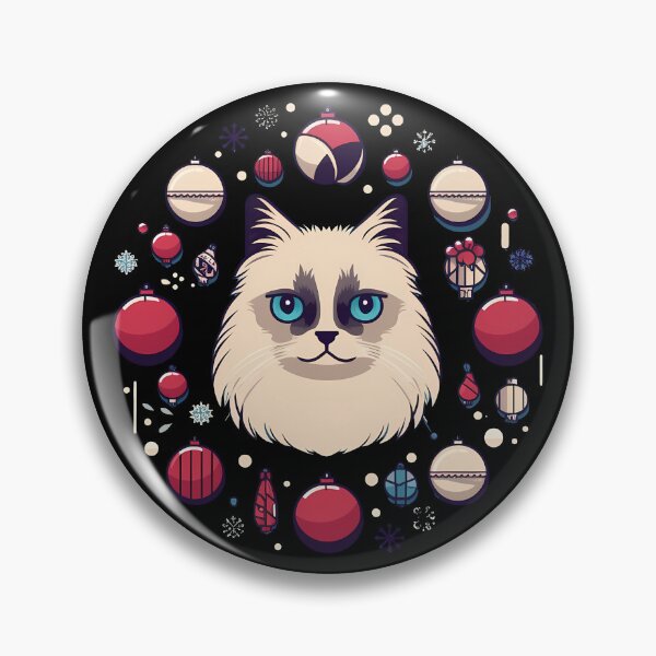 Item preview, Ragdoll Cat Xmas Ornament, Love Cats designed and sold by Logiamerch.