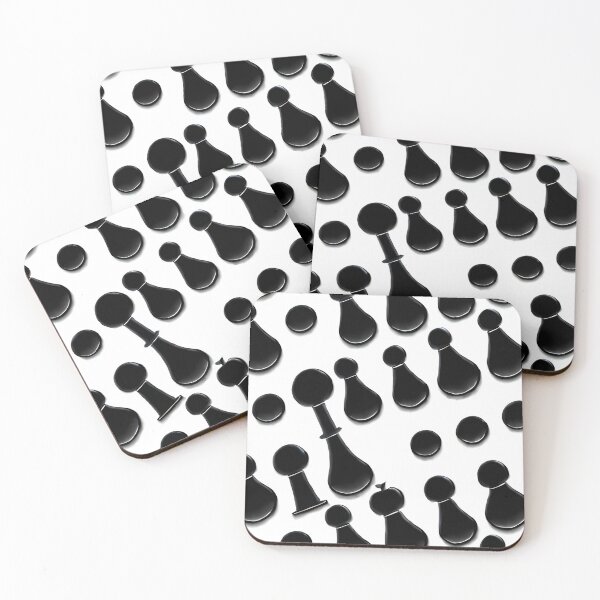 Item preview, Chess Pawns and Dots - Seamless Pattern designed and sold by Chubuter.
