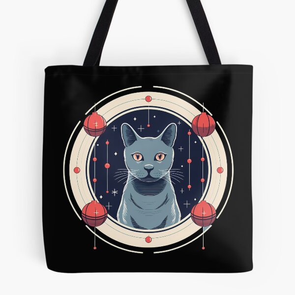 Item preview, Russian Blue Cat Xmas Ornament, Love Cats designed and sold by Logiamerch.