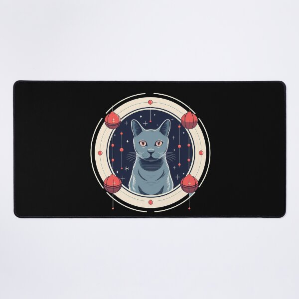 Item preview, Russian Blue Cat Xmas Ornament, Love Cats designed and sold by Logiamerch.