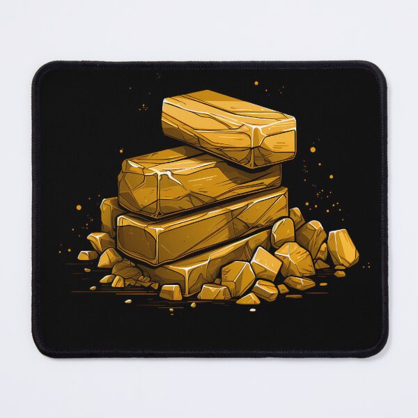 Item preview, Cartoon Gold Bars Stack designed and sold by FlexYourMind.