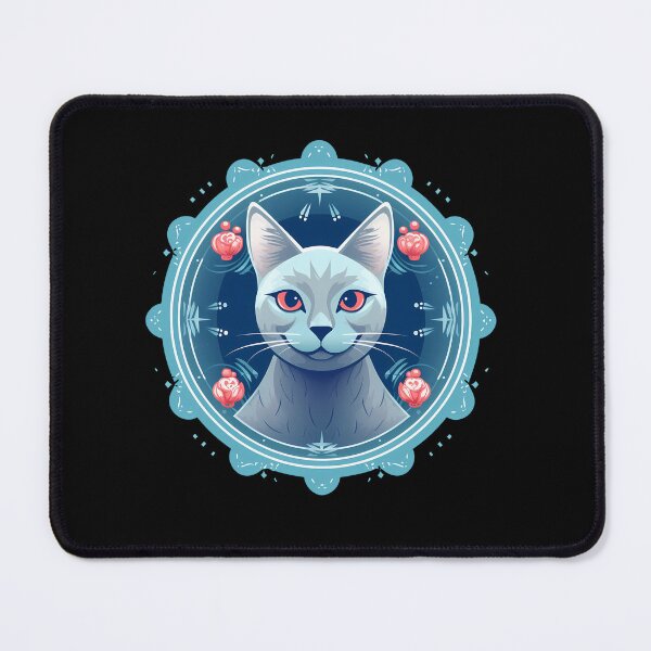 Item preview, Russian Blue Cat Xmas Ornament, Love Cats designed and sold by Logiamerch.