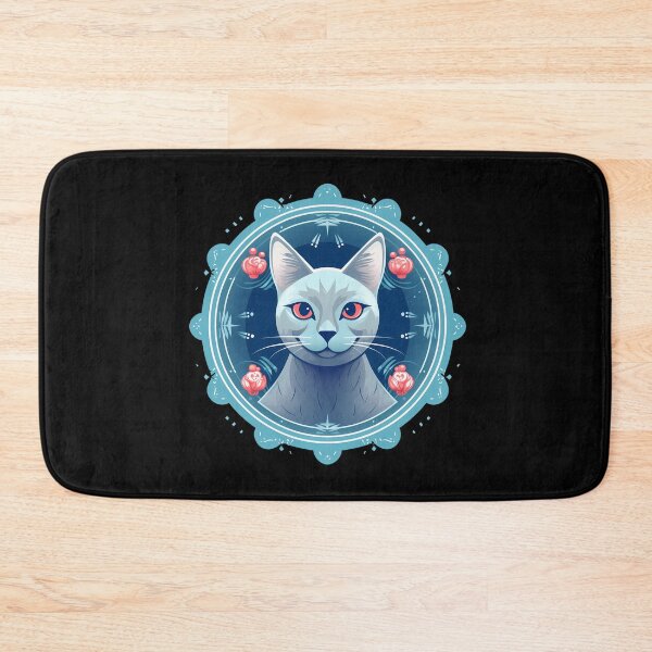 Item preview, Russian Blue Cat Xmas Ornament, Love Cats designed and sold by Logiamerch.