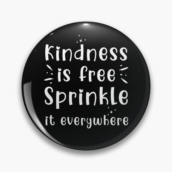 Item preview, Kindness is Free, Sprinkle It Everywhere - Inspiring Text Designs  designed and sold by HippoInkStudio.