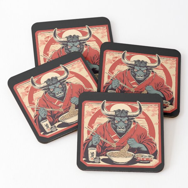 Item preview, Minotaur Eat Ramen  designed and sold by Eolithic.