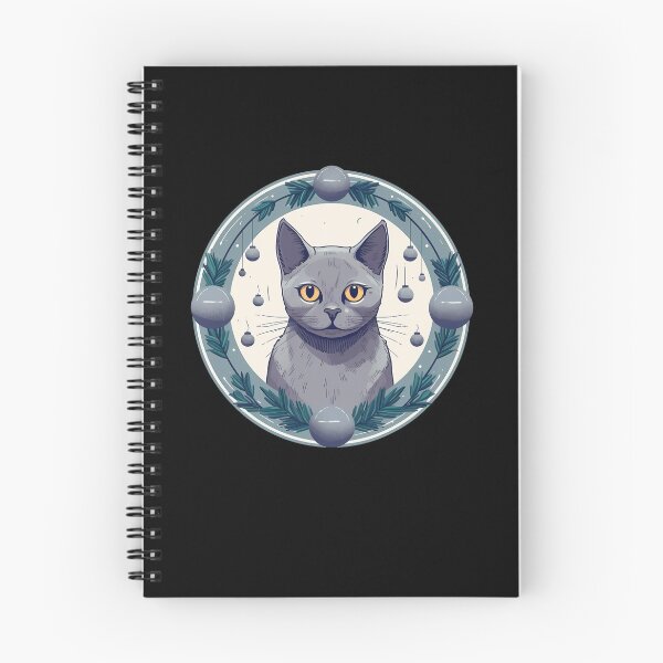 Item preview,  Russian Blue Cat Xmas Ornament, Love Cats designed and sold by Logiamerch.