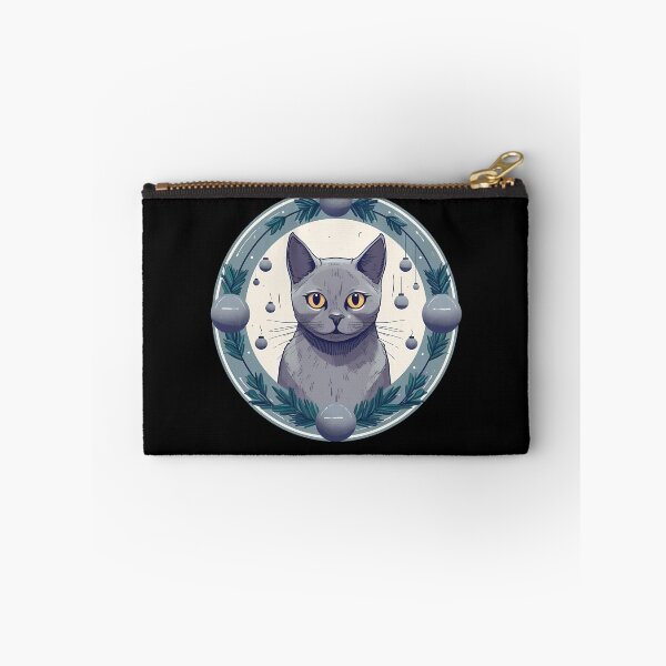 Item preview,  Russian Blue Cat Xmas Ornament, Love Cats designed and sold by Logiamerch.