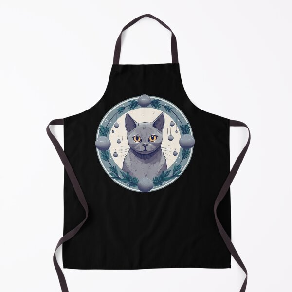 Item preview, Russian Blue Cat Xmas Ornament, Love Cats designed and sold by Logiamerch.