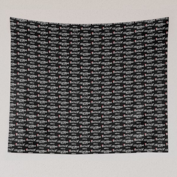 Item preview, Boobin' Merry Christmas - White Lg designed and sold by Rosamund McFadden.