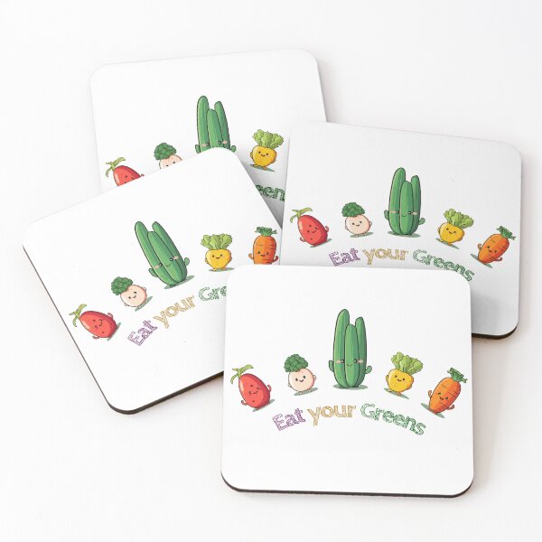 Item preview, Cute Vegetables Characters. Eat Your Greens for Kids designed and sold by Samanthi007.