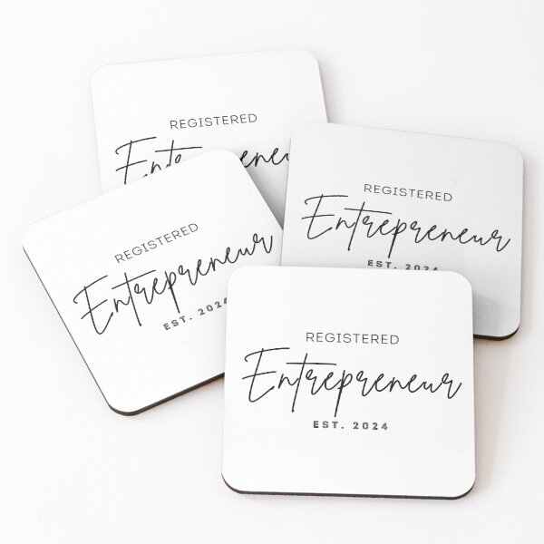 Item preview, Registered entrepreneur est 2024 designed and sold by InnovativeGFX.