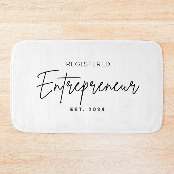 Item preview, Registered entrepreneur est 2024 designed and sold by InnovativeGFX.