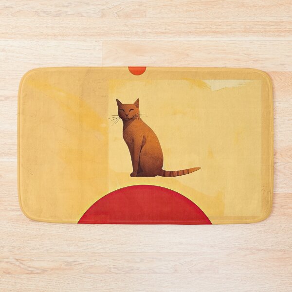 Item preview, Mural cute noble cat designed and sold by WallGemsArt.
