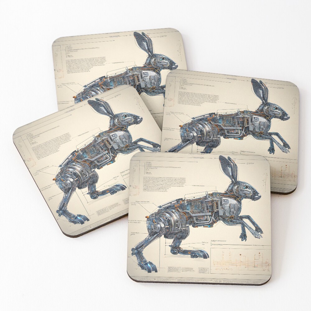 Item preview, Coasters (Set of 4) designed and sold by FeatheredWolf.