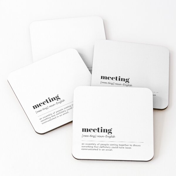 Item preview, Meetings: The Art of Gathering to Pretend to be Productive designed and sold by IvintageArt.
