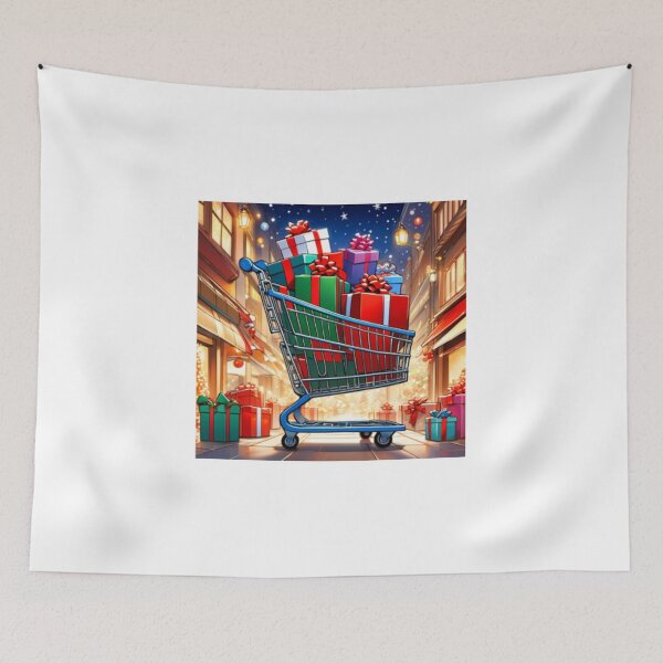 Item preview, Festive Cart Magic: Joyful Gifts and Deals Galore. designed and sold by CraftsIcon.