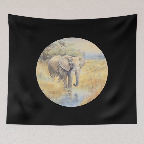 Item preview, African Elephant designed and sold by ElephantVibes.
