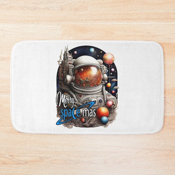 Item preview, Merry Space-Mas; Christmas; Alien; designed and sold by StickerApe.