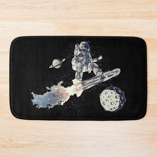 Item preview, Human astronauts are playing skateboard in space designed and sold by nongengz.