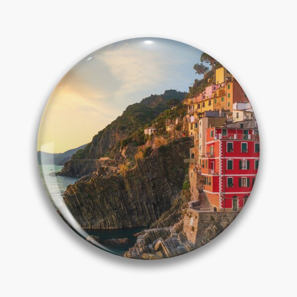 Item preview, Riomaggiore fishing village at sunset. Cinque Terre, Italy designed and sold by Stefano Orazzini.