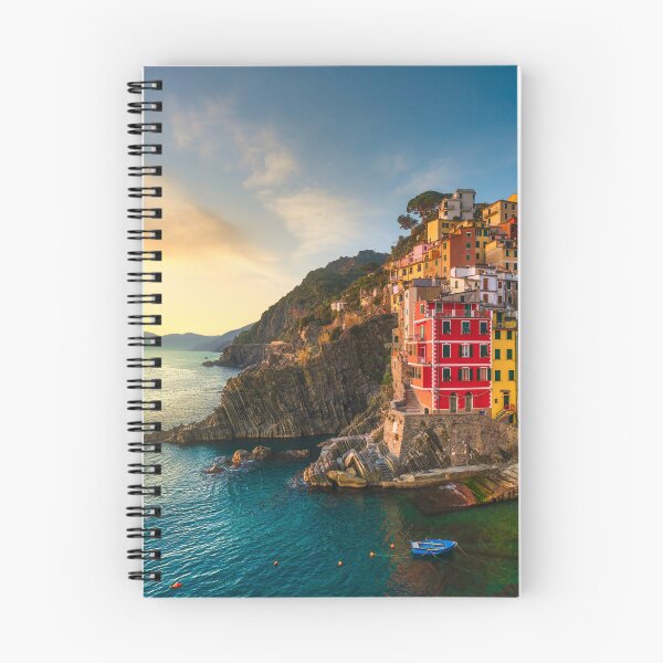 Item preview, Riomaggiore fishing village at sunset. Cinque Terre, Italy designed and sold by Stefano Orazzini.