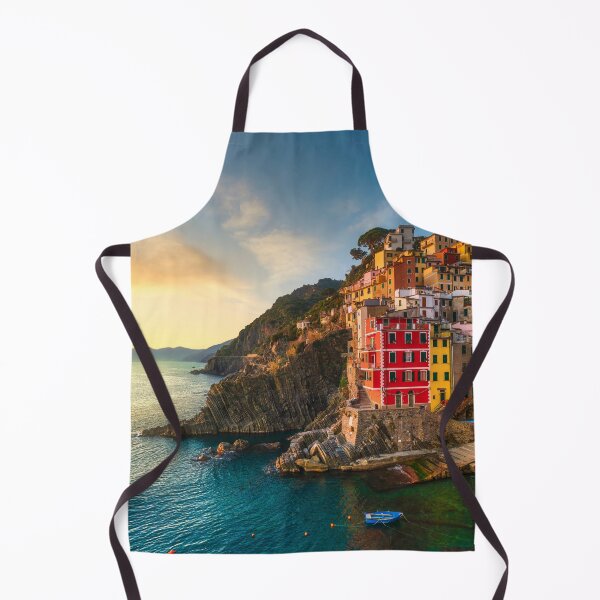 Item preview, Riomaggiore fishing village at sunset. Cinque Terre, Italy designed and sold by Stefano Orazzini.