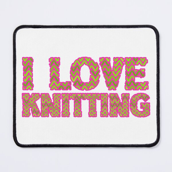 Item preview, of I love knitting designed and sold by trudette.