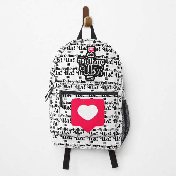 Item preview, Follow Us - Red heart designed and sold by ShabayekShop.